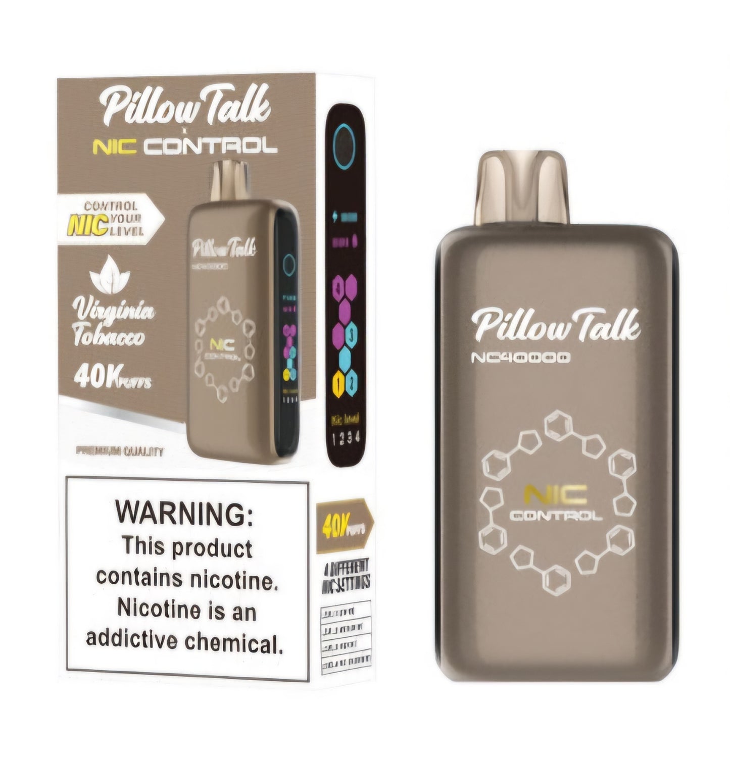 PILLOW TALK (adjustable ice, sour, sweet, and nic levels)
