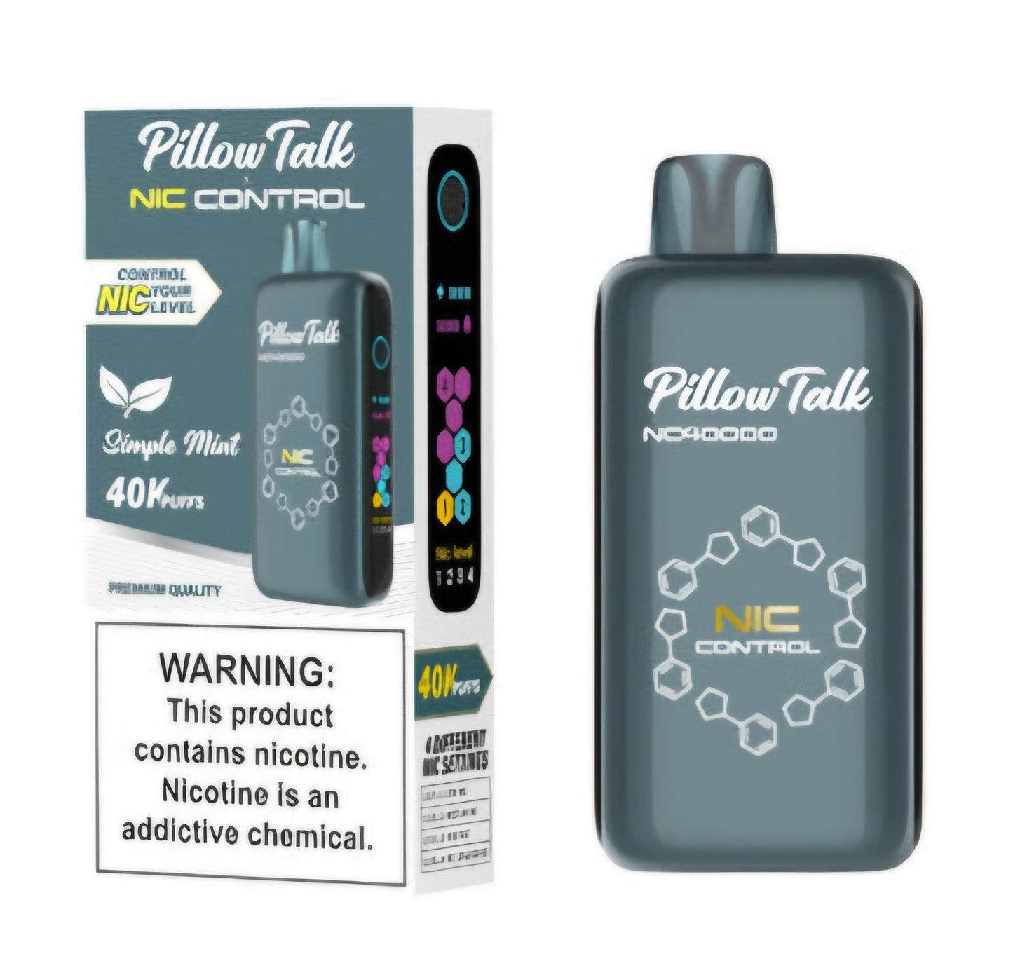 PILLOW TALK (adjustable ice, sour, sweet, and nic levels)