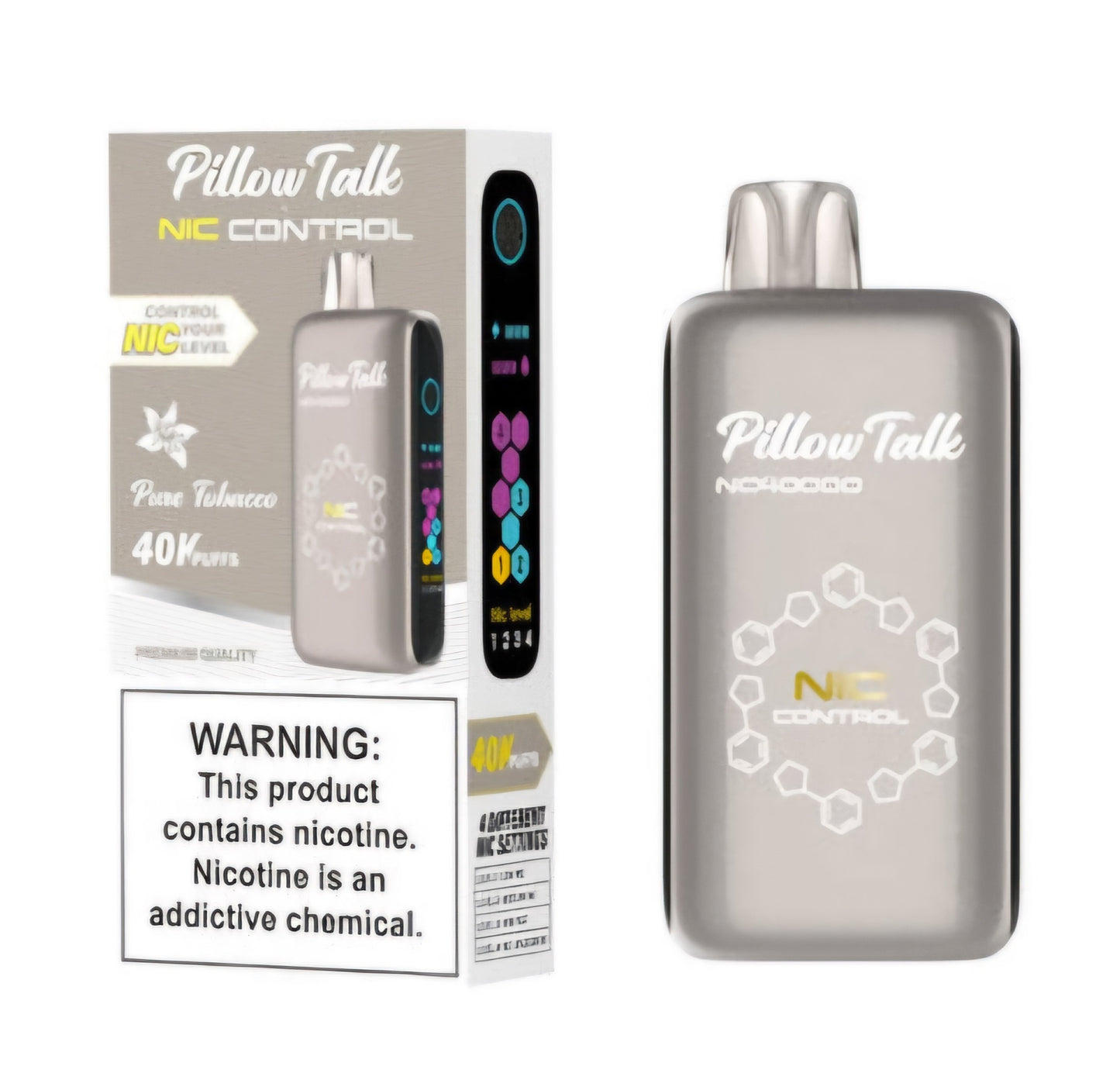 PILLOW TALK (adjustable ice, sour, sweet, and nic levels)