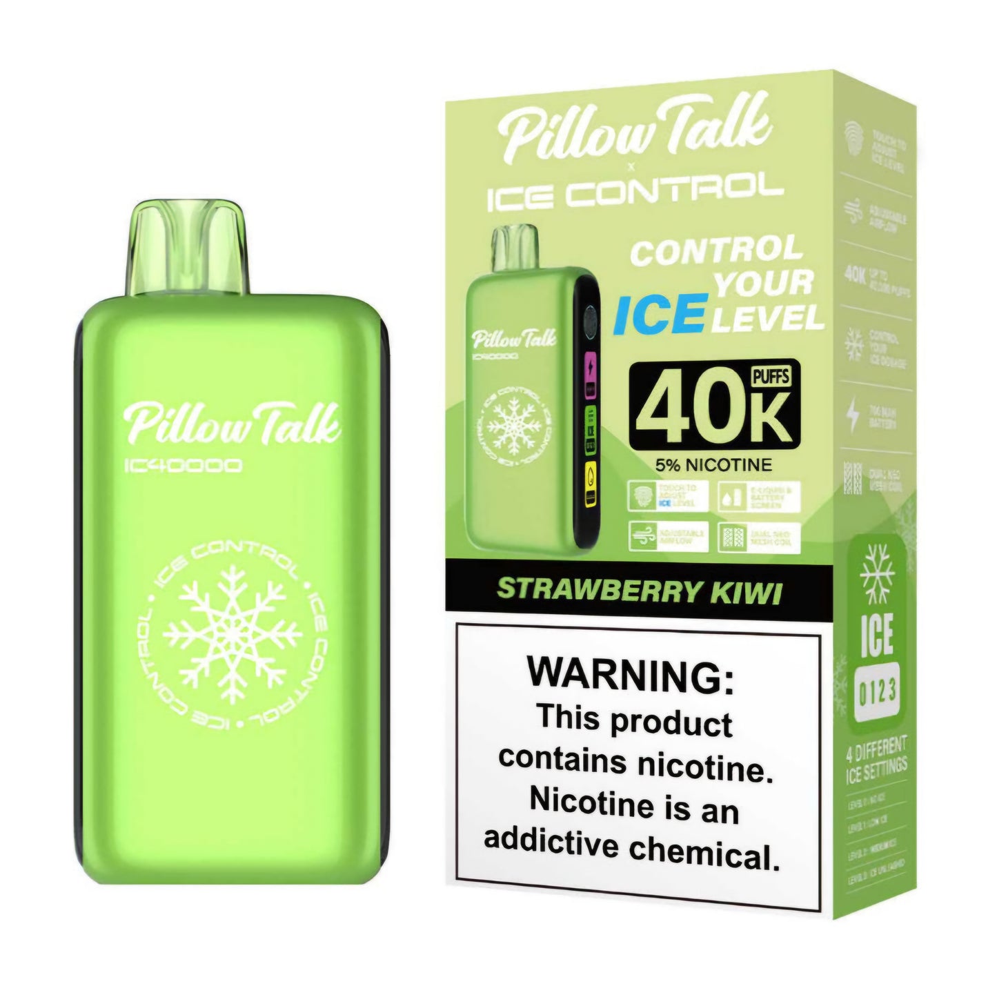 PILLOW TALK (adjustable ice, sour, sweet, and nic levels)