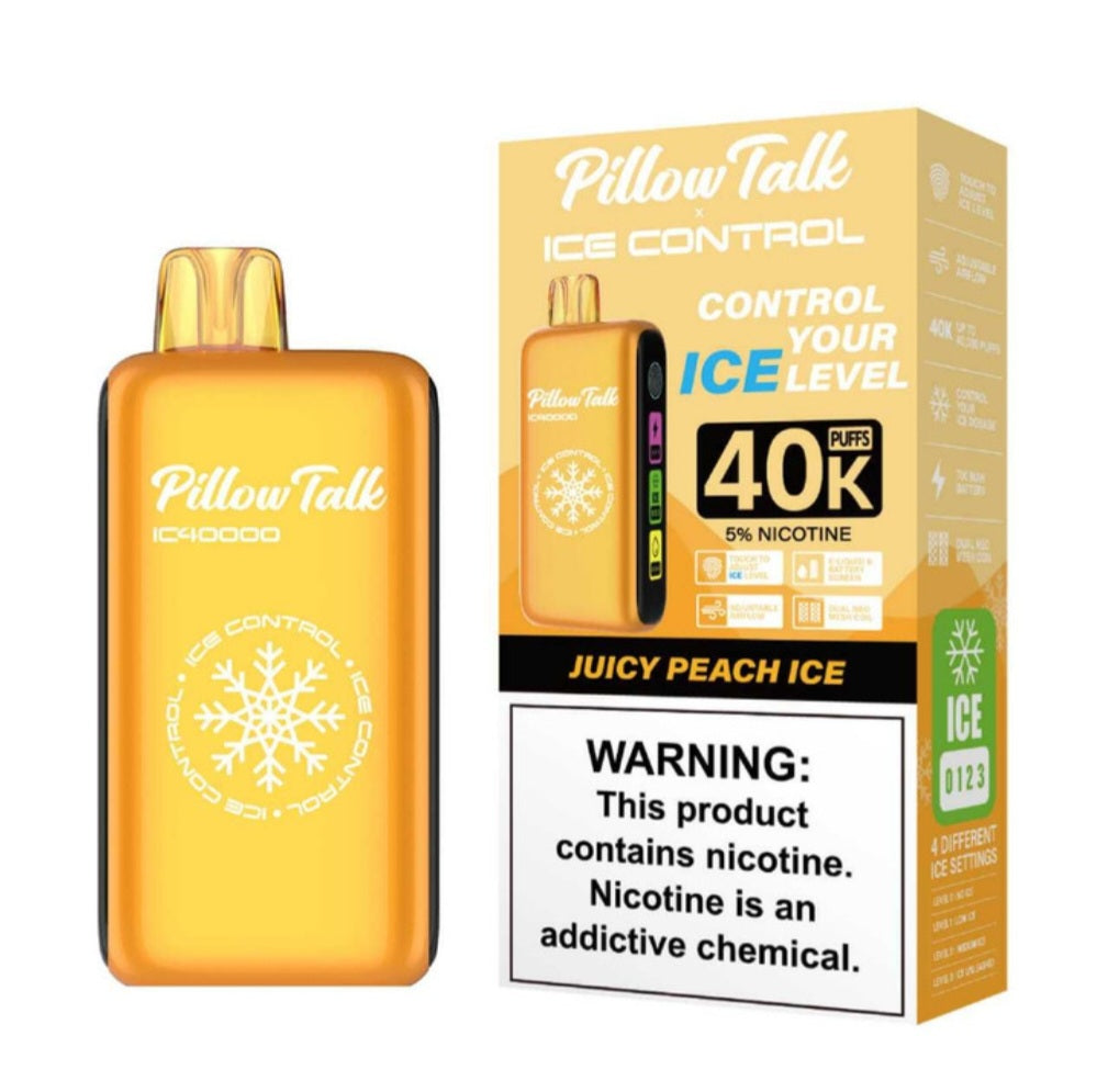 PILLOW TALK (adjustable ice, sour, sweet, and nic levels)