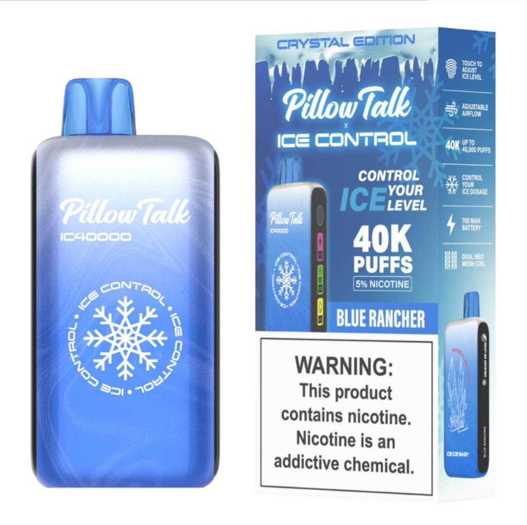 PILLOW TALK (adjustable ice, sour, sweet, and nic levels)