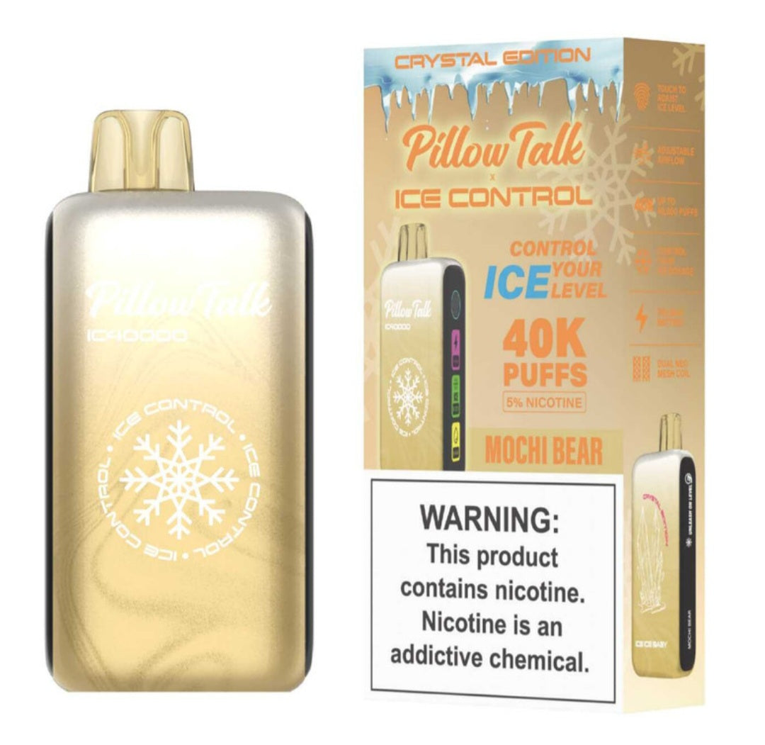 PILLOW TALK (adjustable ice, sour, sweet, and nic levels)