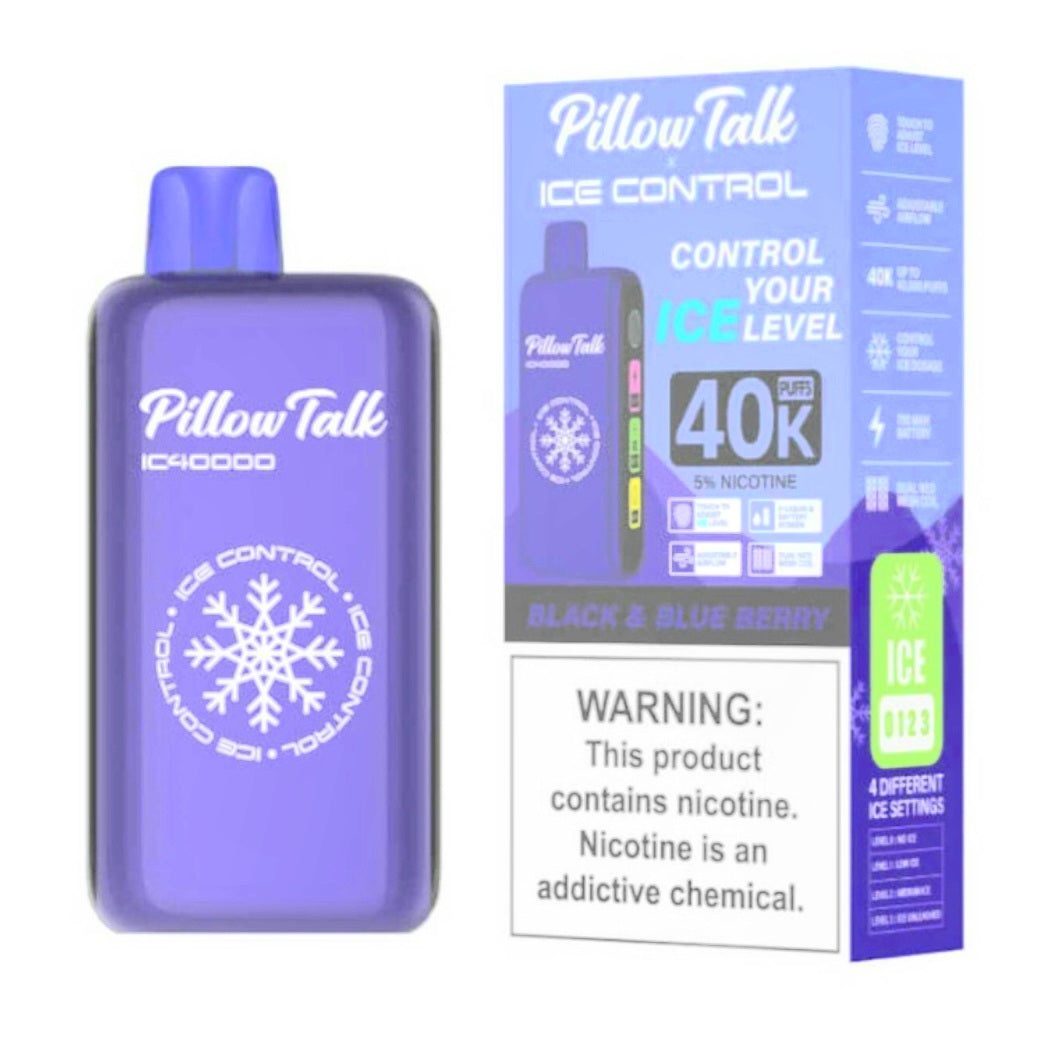 PILLOW TALK (adjustable ice, sour, sweet, and nic levels)