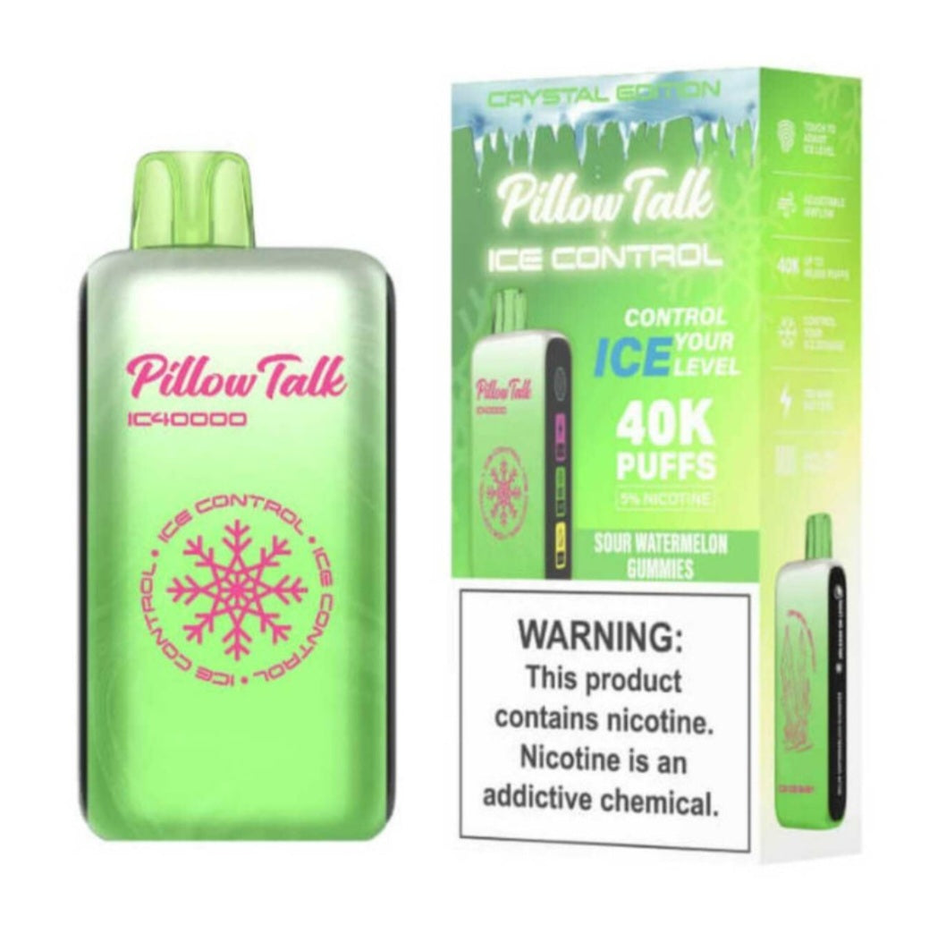 PILLOW TALK (adjustable ice, sour, sweet, and nic levels)