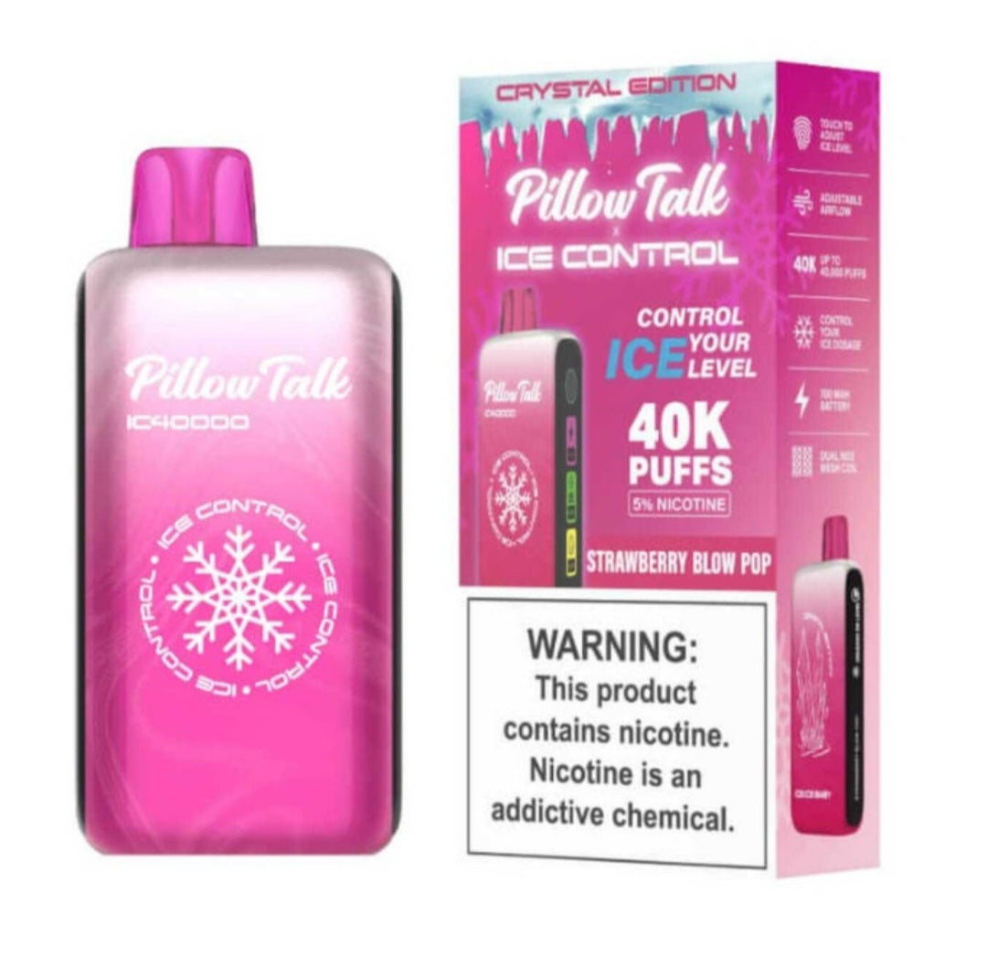 PILLOW TALK (adjustable ice, sour, sweet, and nic levels)
