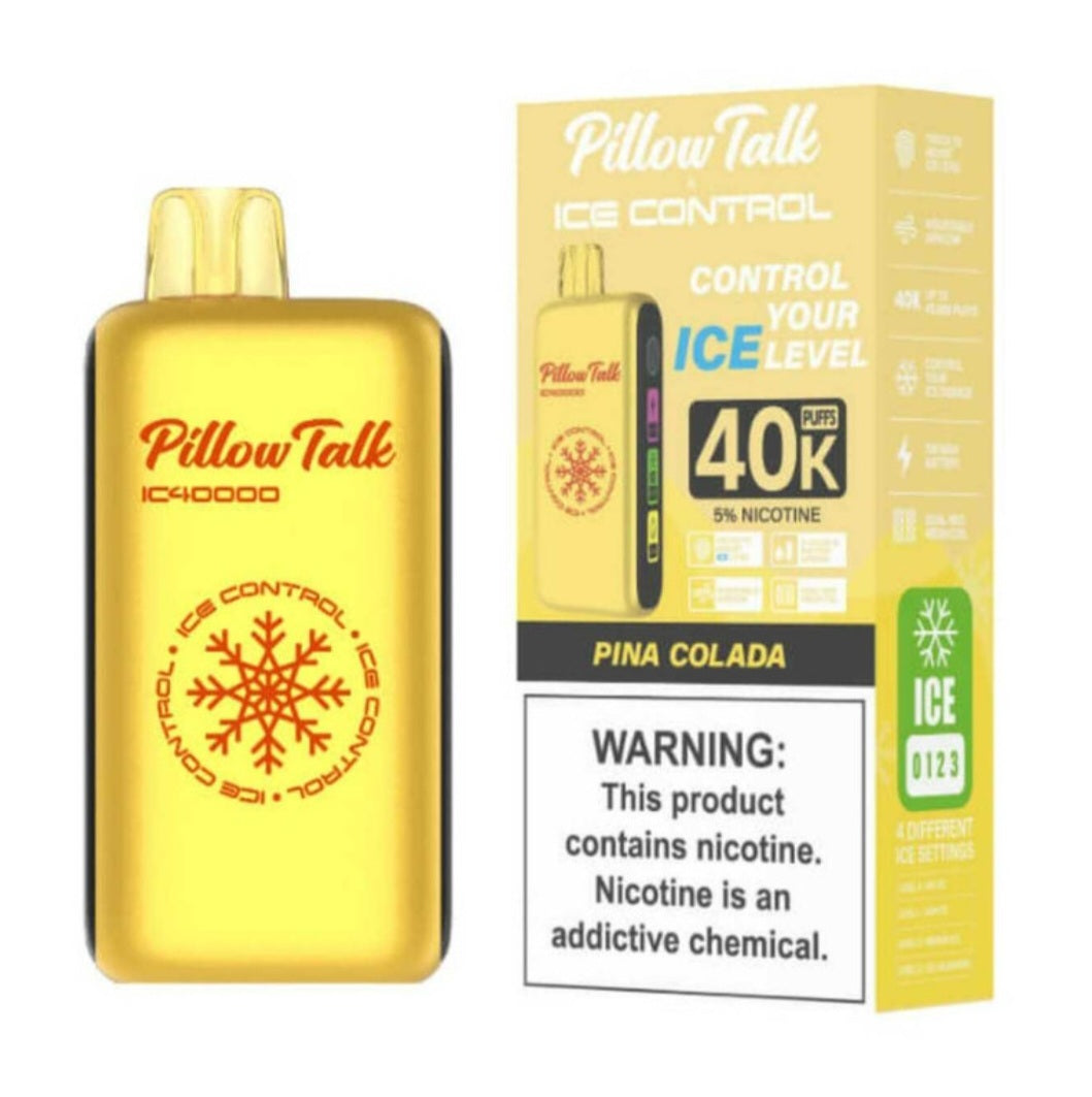 PILLOW TALK (adjustable ice, sour, sweet, and nic levels)