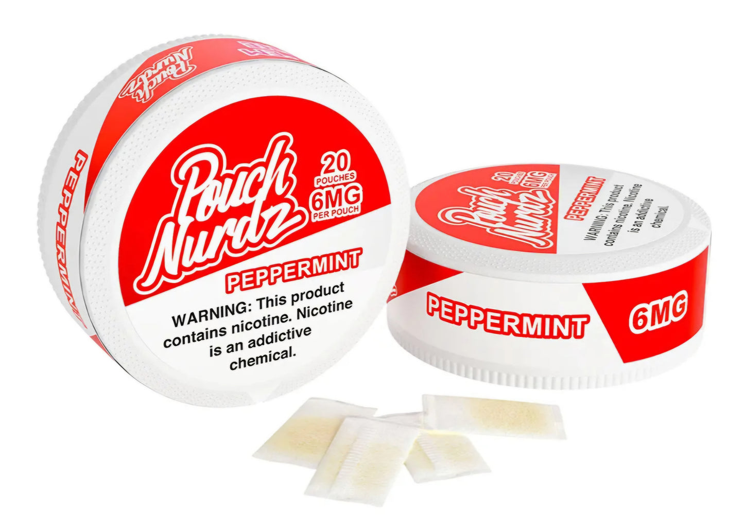 POUCH NURDZ 20pc (cheaper, and gives you more pouches than Zyn๐๐ผ)