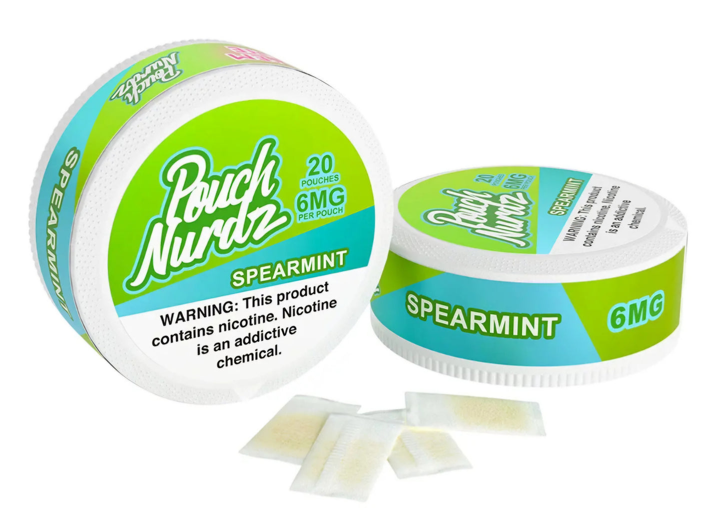 POUCH NURDZ 20pc (cheaper, and gives you more pouches than Zyn๐๐ผ)