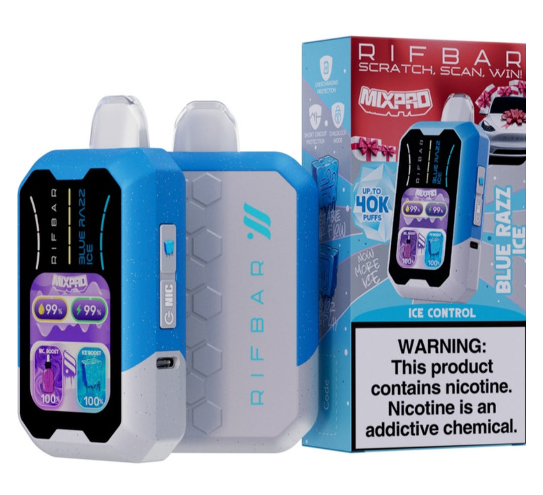 RIFBAR MIXPRO 40K (Ice, sweet, and nic control)