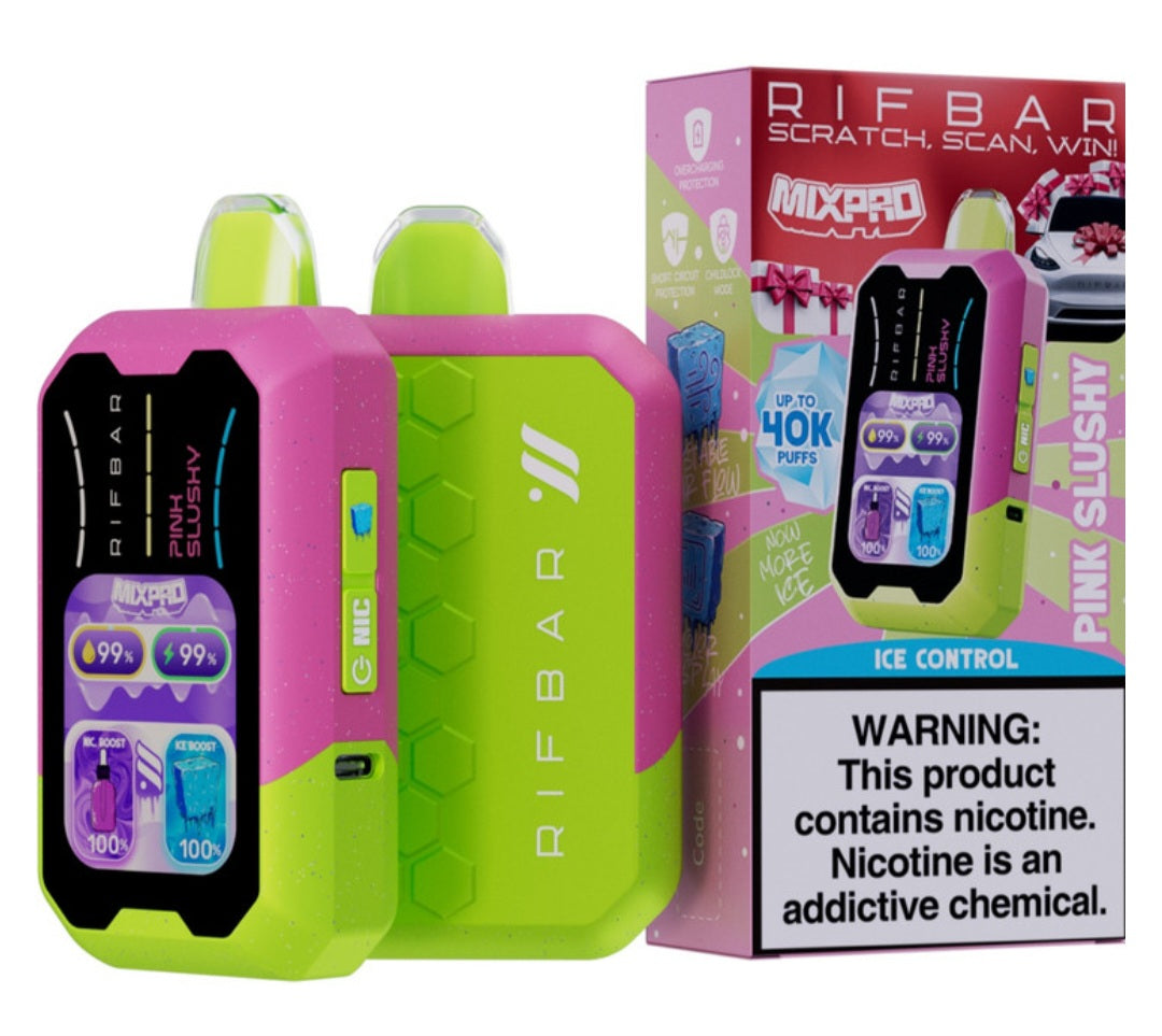 RIFBAR MIXPRO 40K (Ice, sweet, and nic control)