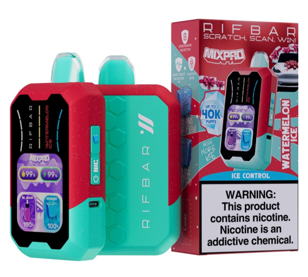RIFBAR MIXPRO 40K (Ice, sweet, and nic control)