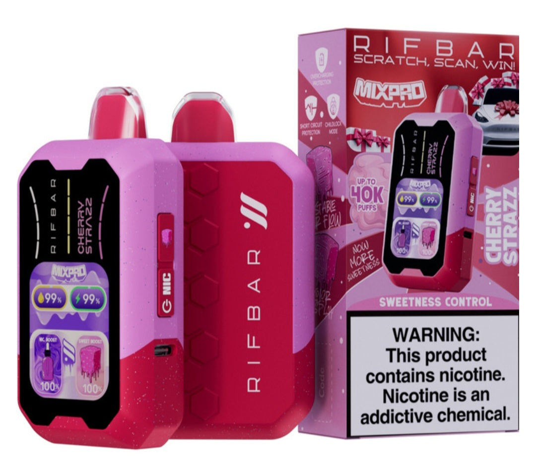 RIFBAR MIXPRO 40K (Ice, sweet, and nic control)