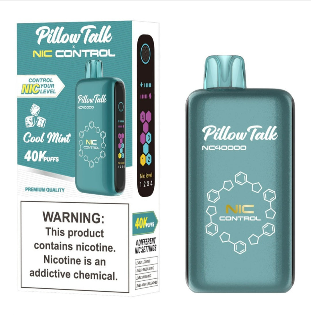 PILLOW TALK (adjustable ice, sour, sweet, and nic levels)